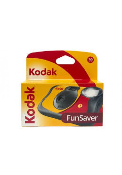 Kodak FunSaver 35mm Single Use Camera, Black 39 Exposures